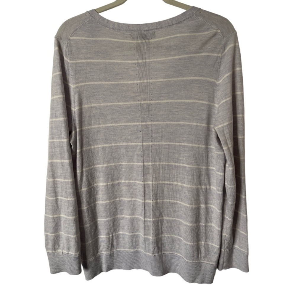 Banana Republic V-neck 100% Merino Wool Sweater XL - Picture 4 of 8
